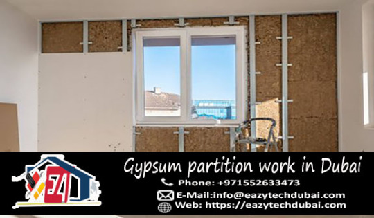 Gypsum Partition Work Company in Dubai