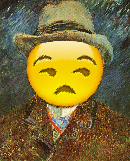 Self Portrait with Grey Felt Hat - Vincent Van Gogh