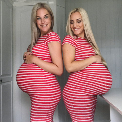 thefertilevalley:Matching outfits and matching baby bumps for...