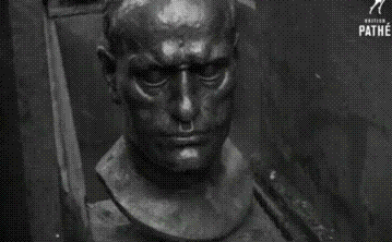 Kropotkindersurprise — 1942 - A captured bust of Benito ...