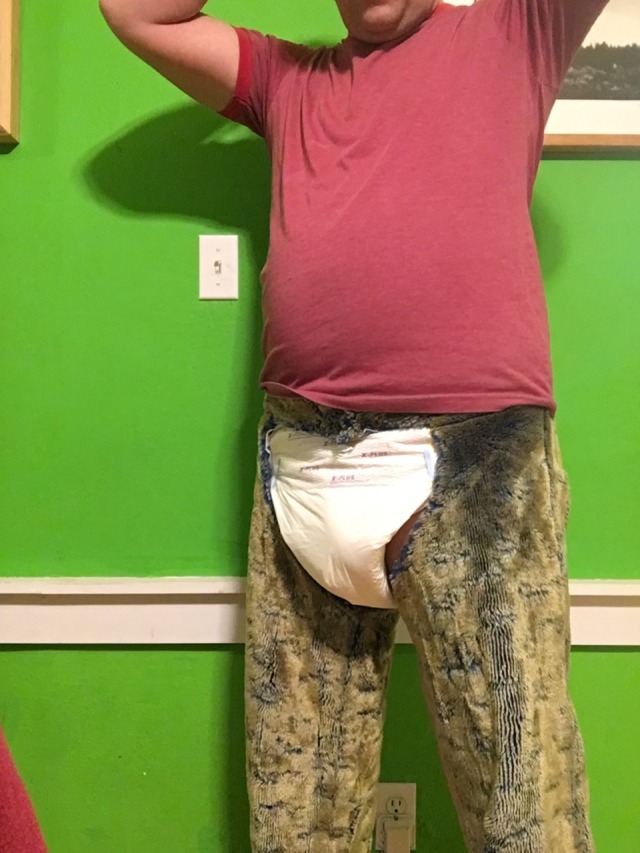 Diaper Fox — So cold outside I decided to wear my furry chaps...