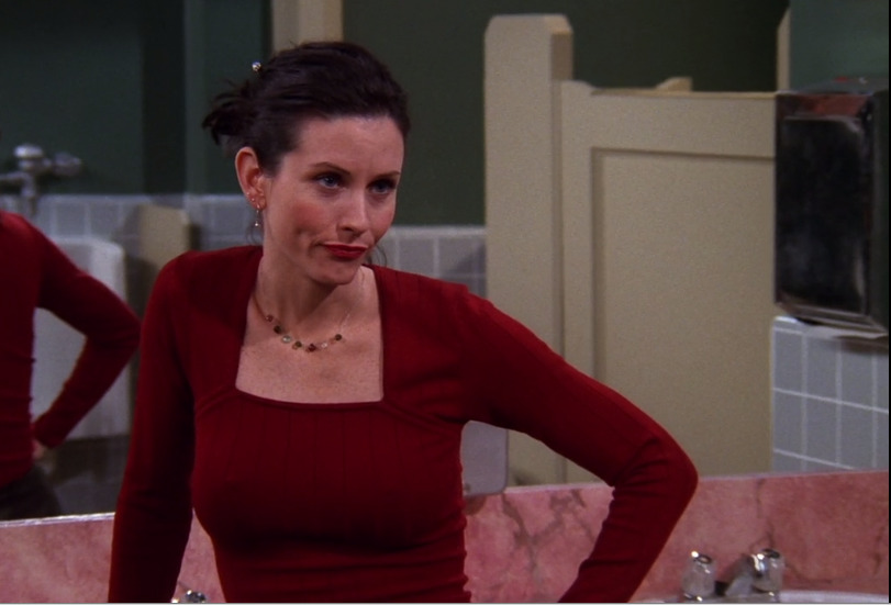 Friends' Nipples — Monica, Se05, Ep17. I Feel Much The Way Monica