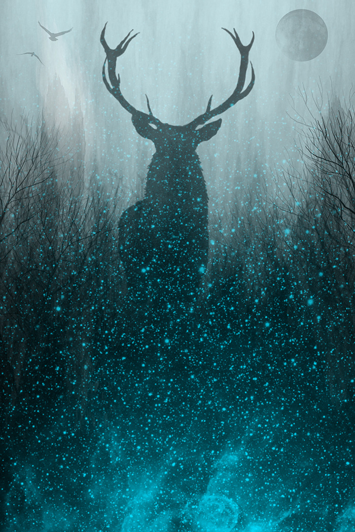 Brand new deer art on my Society6, enjoy!