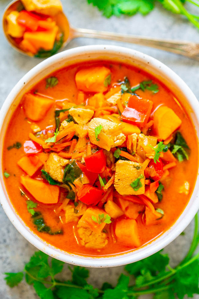 Really nice recipes. Every hour. — Thai Coconut Curry Chicken Soup Follow for recipes...