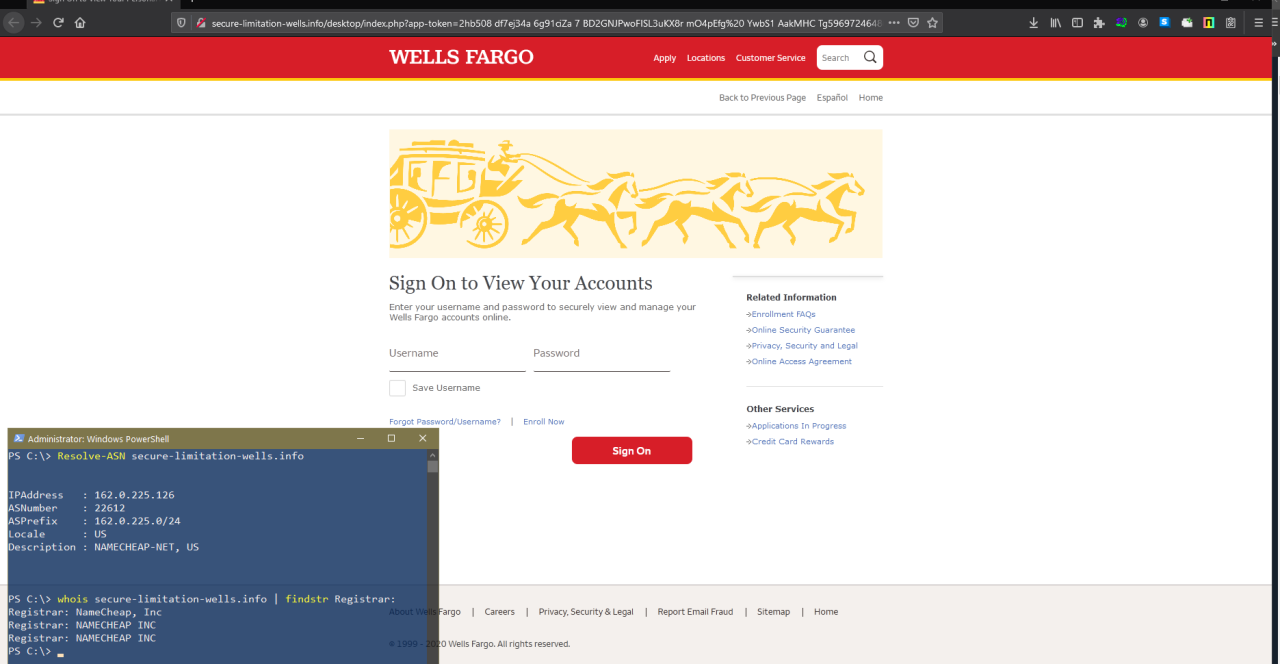 spamreports.report aka reportsp.am — Wellsfargo - massive ...