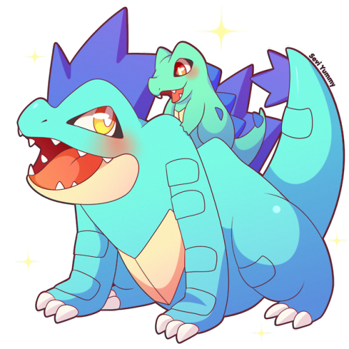 seviyummy:Shiny Johto Starters• • • • • • • • • • 