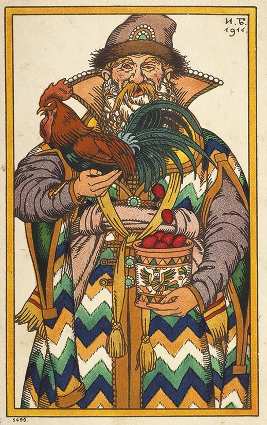 Easter postcard by Ivan Bilibin (1911)