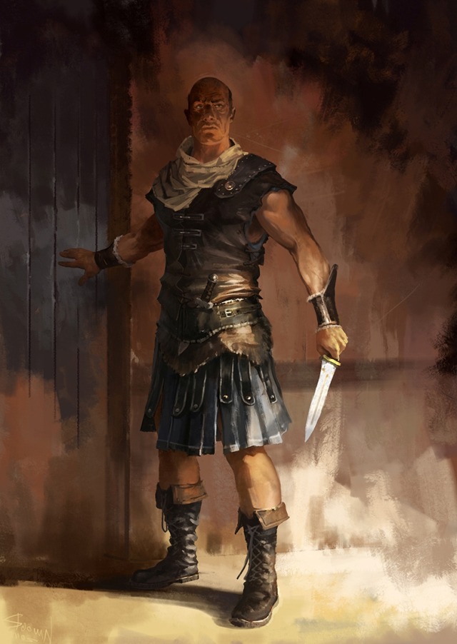 Ancient Romans — “mercenary” Concept Art For Ryse Son Of