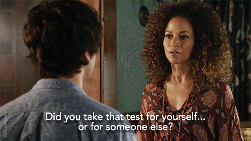 Brandon and Lena in The Fosters 4x06