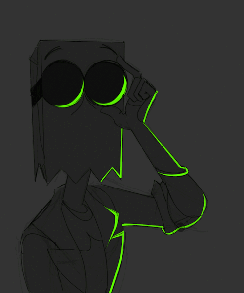 villainous flug dr flug flug slys my art fan art drawing gif dr. flug lighting prac wip