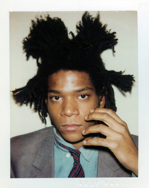 twixnmix:Jean-Michel Basquiat Polaroids by Andy Warhol,1982.