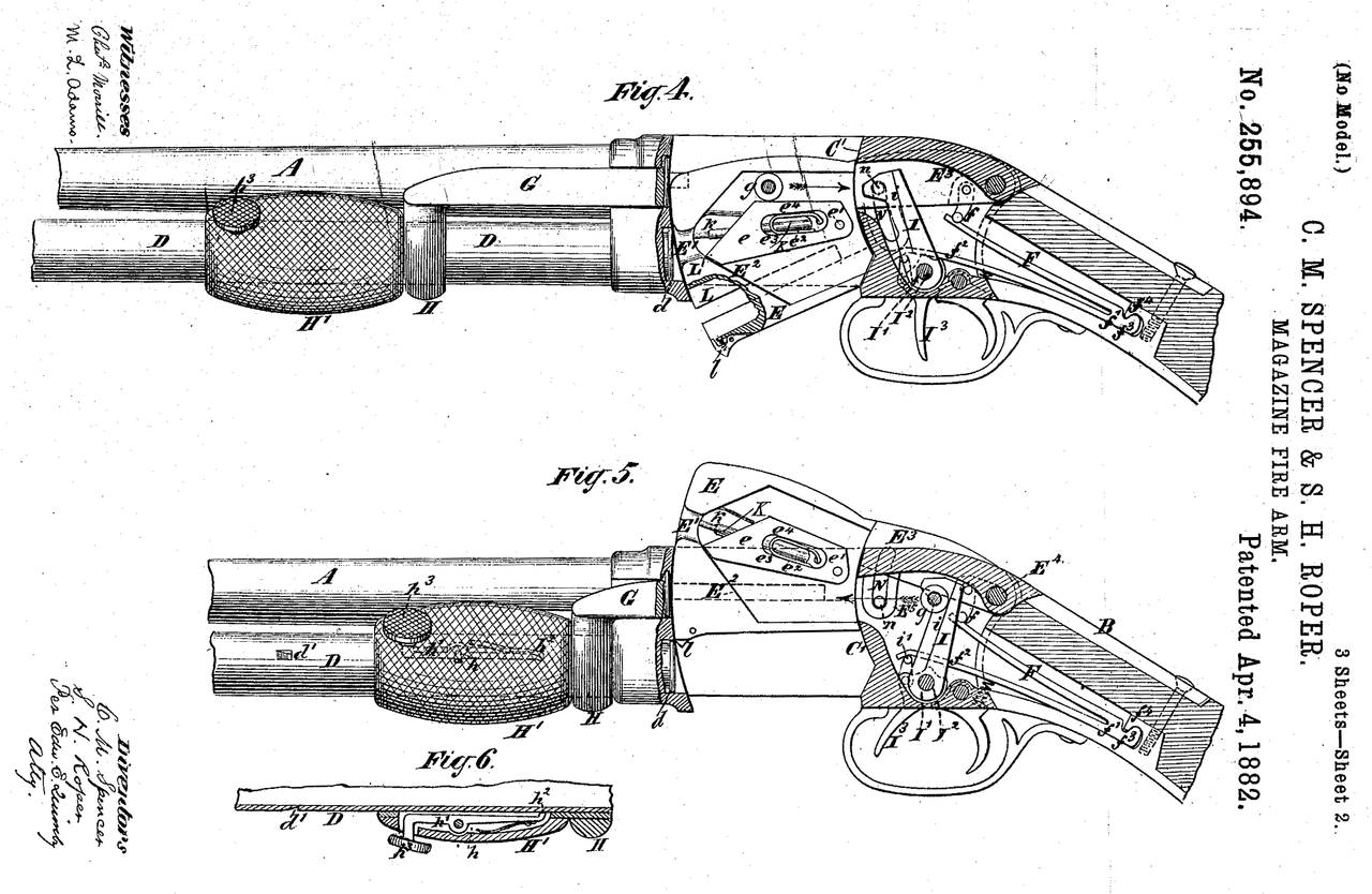 Винчестер 1887 схема