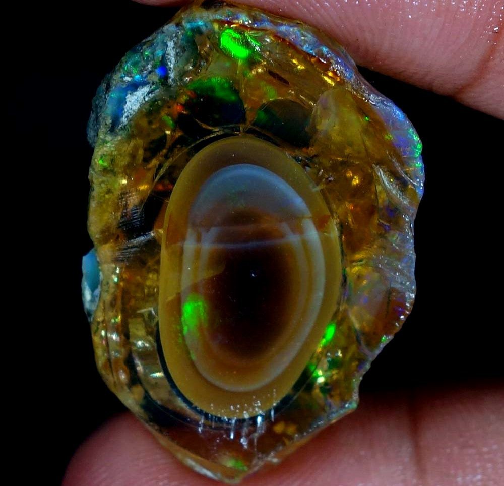 natural fire opal
