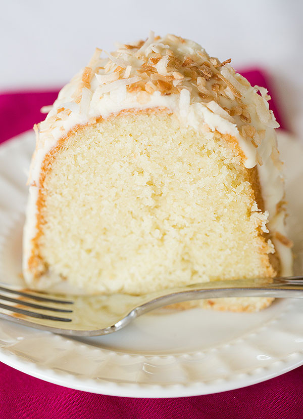 Really nice recipes. Every hour. — Coconut Bundt Cake with White ...