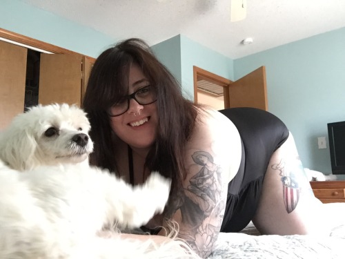 fireflysub:When you try to take sexy fat pics and the idiot dog...