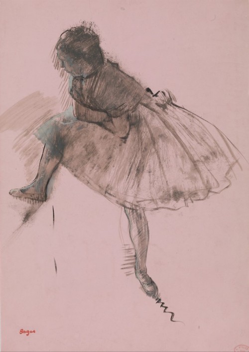 met-robert-lehman:Study of a Ballet Dancer (recto); Two Studies...