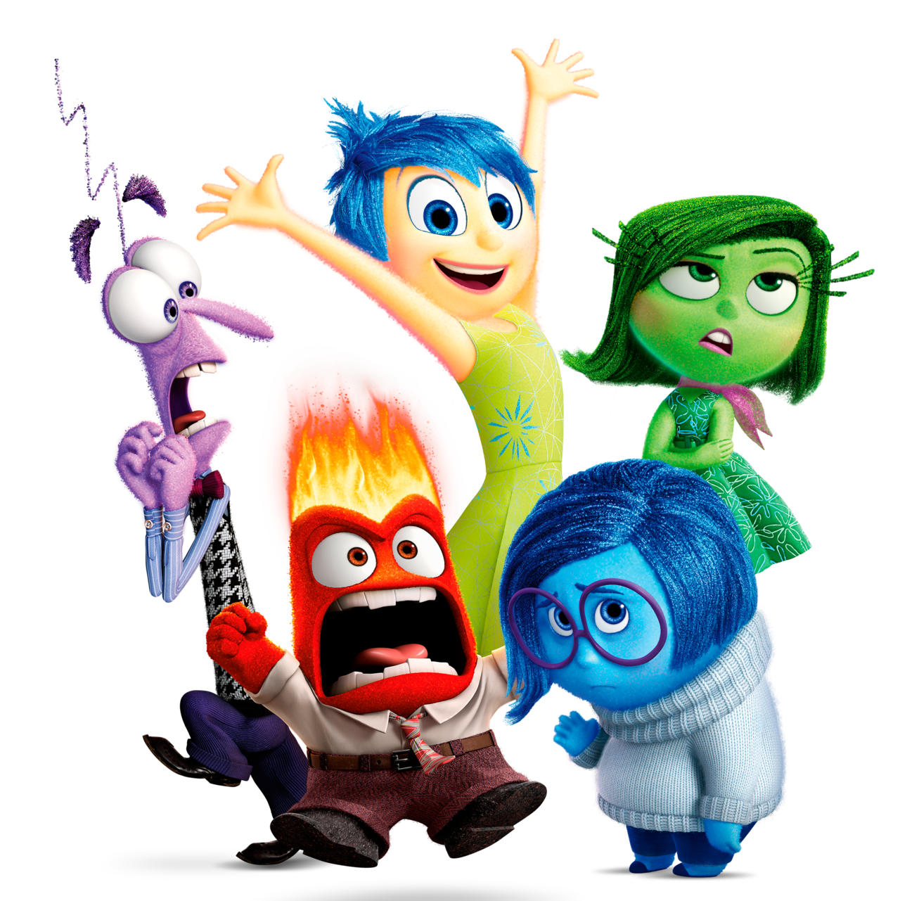 Riley Disgust Emotion Pixar Fear Sadness Inside Out P