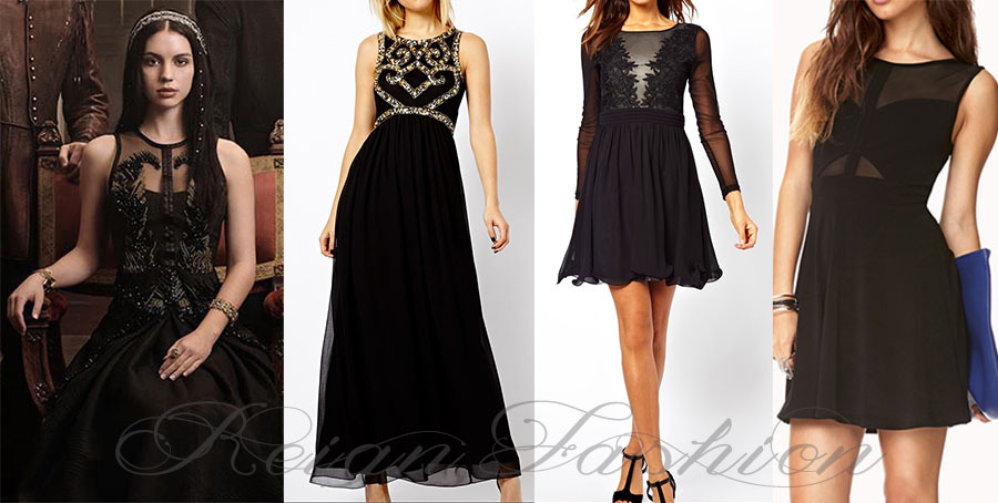 Reign Promo Black Dress