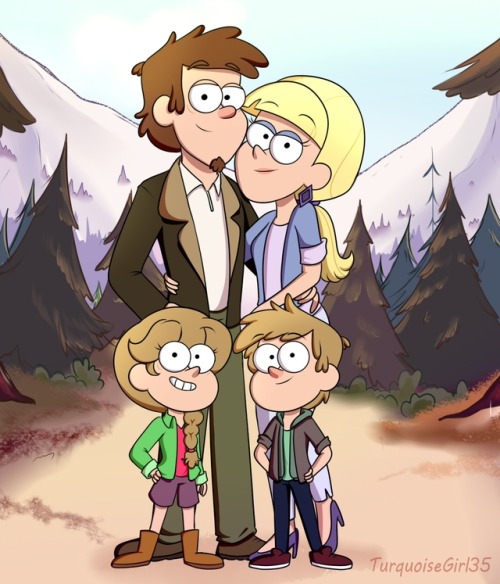 turquoisegirl35:Pines Family (Redraw) Alternate