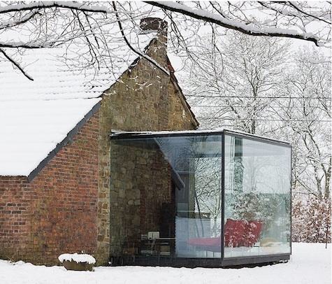 prefabnsmallhomes:Maison Roly, Nassogne, Belgium by Bruno...