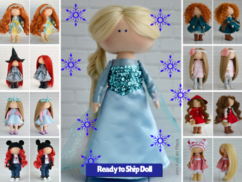 Queen Elsa Doll, Frozen Motion Hero, Movie Rag Doll, Decor Art...