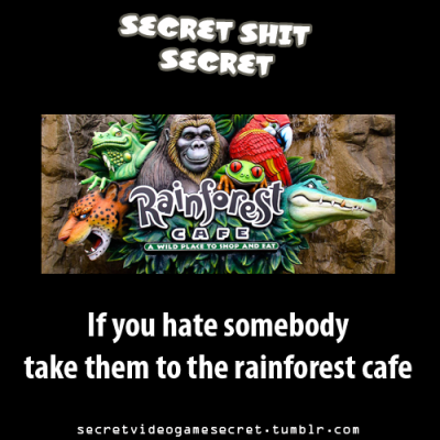 Rainforest Cafe Tumblr