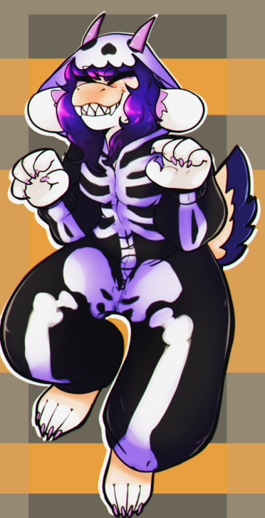 bahrambupkis:A spooky commission for @peachsnout ! Sp00ky!!!