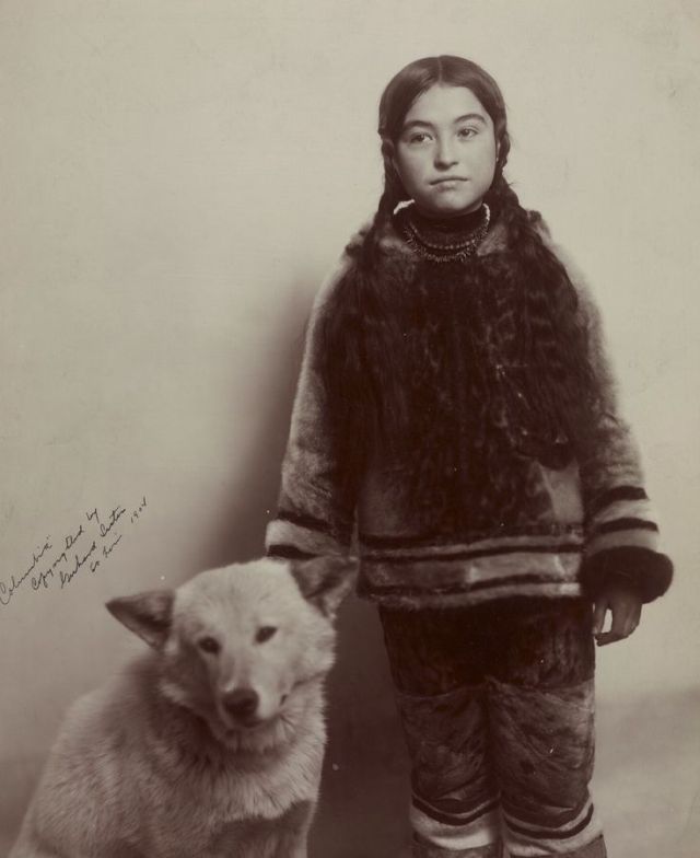 Chemin Faisant Back Then Inuit Girl Nancy Columbia And Her