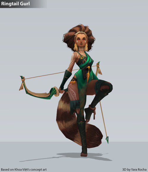 Ringtail Gurl byYara Rocha