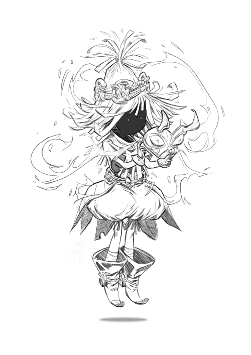 skull kid for the character design challenge special zelda.