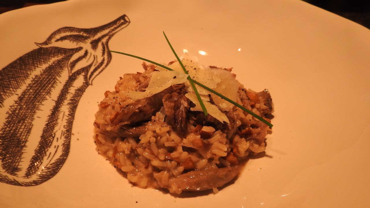 La Cuisine De Pat Risotto Aux Chanterelles Et Canard Confit Festif