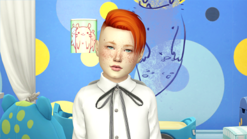 redheadsims-cc:ANTO SPARK HAIR - KIDS AND TODDLER...