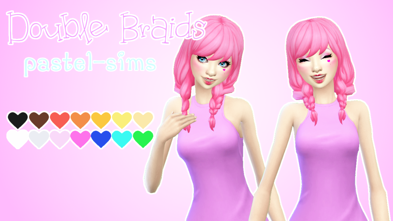 Sims 4 Pastel Hair Cc 2689