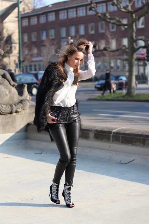 Leather Street Style