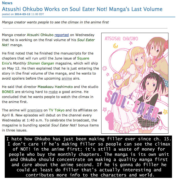 Soul Eater Confessions