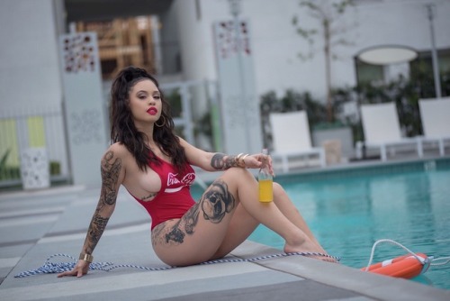 adjustdafacts:Katrina from black ink crew shot by me in Los...