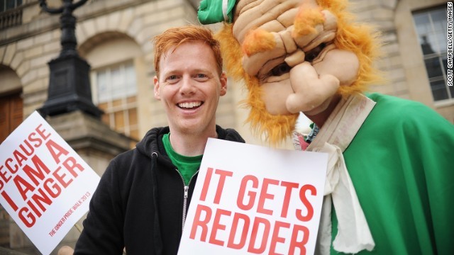 Love this story about a Ginger Pride Walk in Scotland.
Redheads unite!