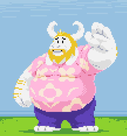 kumaclaw:The #1 Mr. Dad Guy, Asgore!He’s such a cutie!