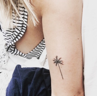 palm tree tattoo tumblr