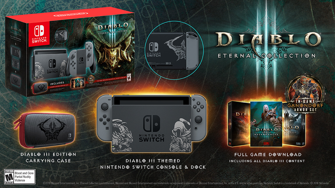 暗黑破坏神3为新的开关LE_任天堂说魔鬼就在细节上这个GameStop独占交换包,所以,嘿!自由恶魔!你期望为了恶魔的存在付出巨大的代价,但这里没有。除了萦绕不去的地方,…