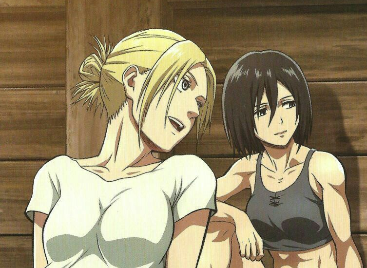 Choose Your Blonde And Brunette Duo Isayama Shi