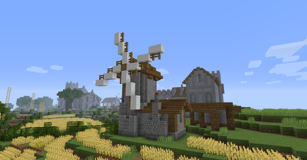 Minecraft Brick Windmill