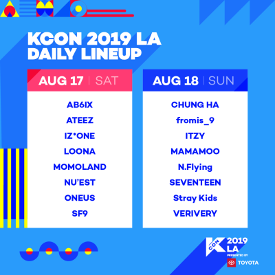 kcon lineup | Tumblr