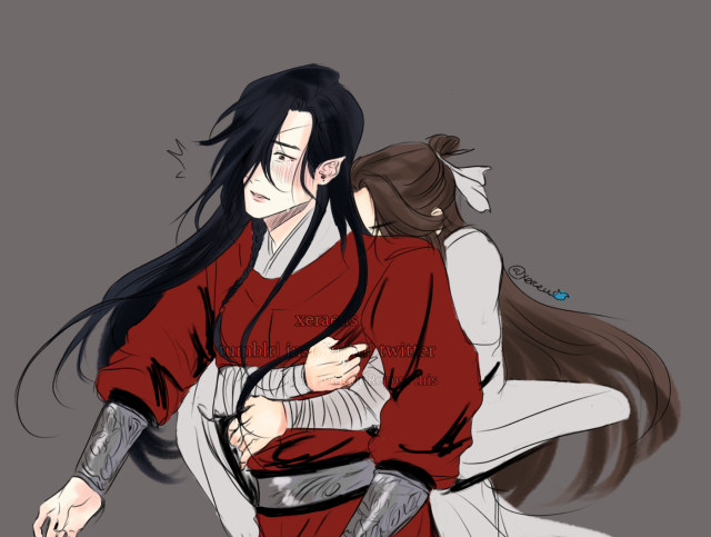 Xie Lian благословение небожителей. Цзянь Лань благословение небожителей. Ци Жун и Хуа Чэн. Тянь Гуань чи фу.