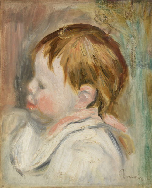 the-barnes-art-collection:Baby’s Head (Tête d'enfant, profil à...