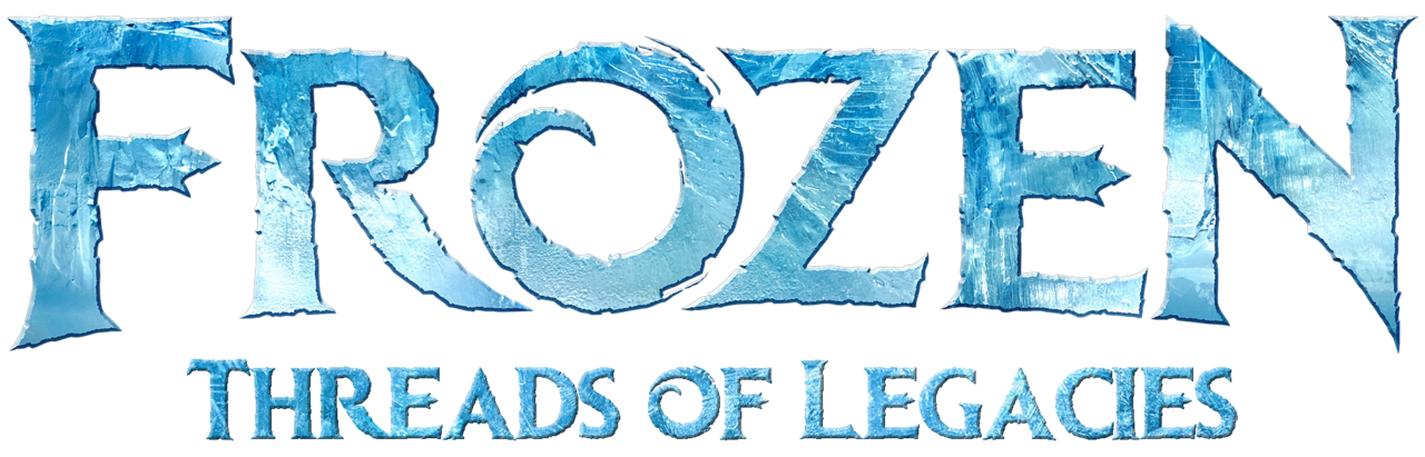 Слово Frozen. Логотип холодный. Frozen 2 logo.