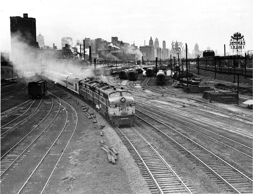 railroads, chicago-style, caption: “new york central emd