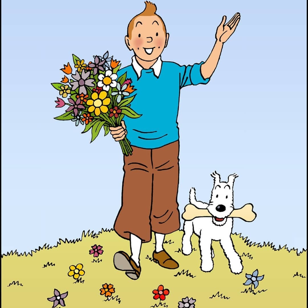 Yvesofficiel  JOYEUX ANNIVERSAIRE   TINTIN  90 ANS  