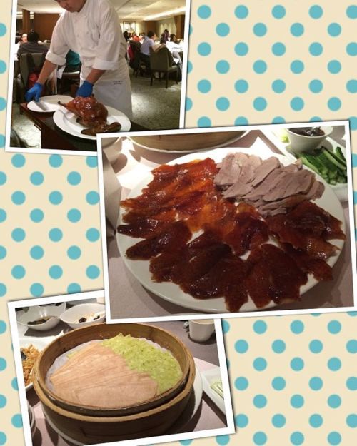 烤鴨～～Roast Duck! Yummy (at 台北喜來登飯店 辰園餐廳)