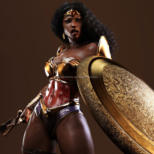 blackcosplay:sci-figirls:blackcosplay:Black Wonder...